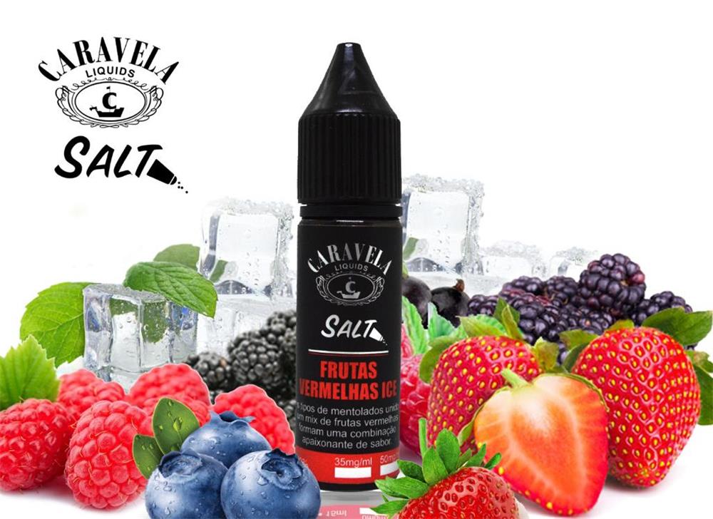 NICSALT CARAVELA 15ML 50mg Frutas Vermelhas Ice